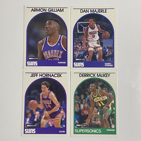 1989-1990 NBA Hoops Basketball Card Lot NM Vintage 15 Cards - Picture 3 of 6